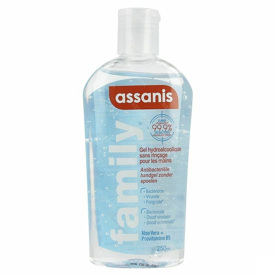Assanis Hydro Alcoholische Gel Flip Top 250ml