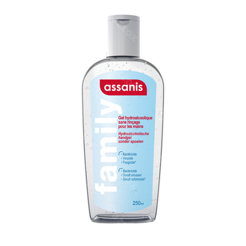 Assanis Hydro Alcoholische Gel Flip Top 250ml