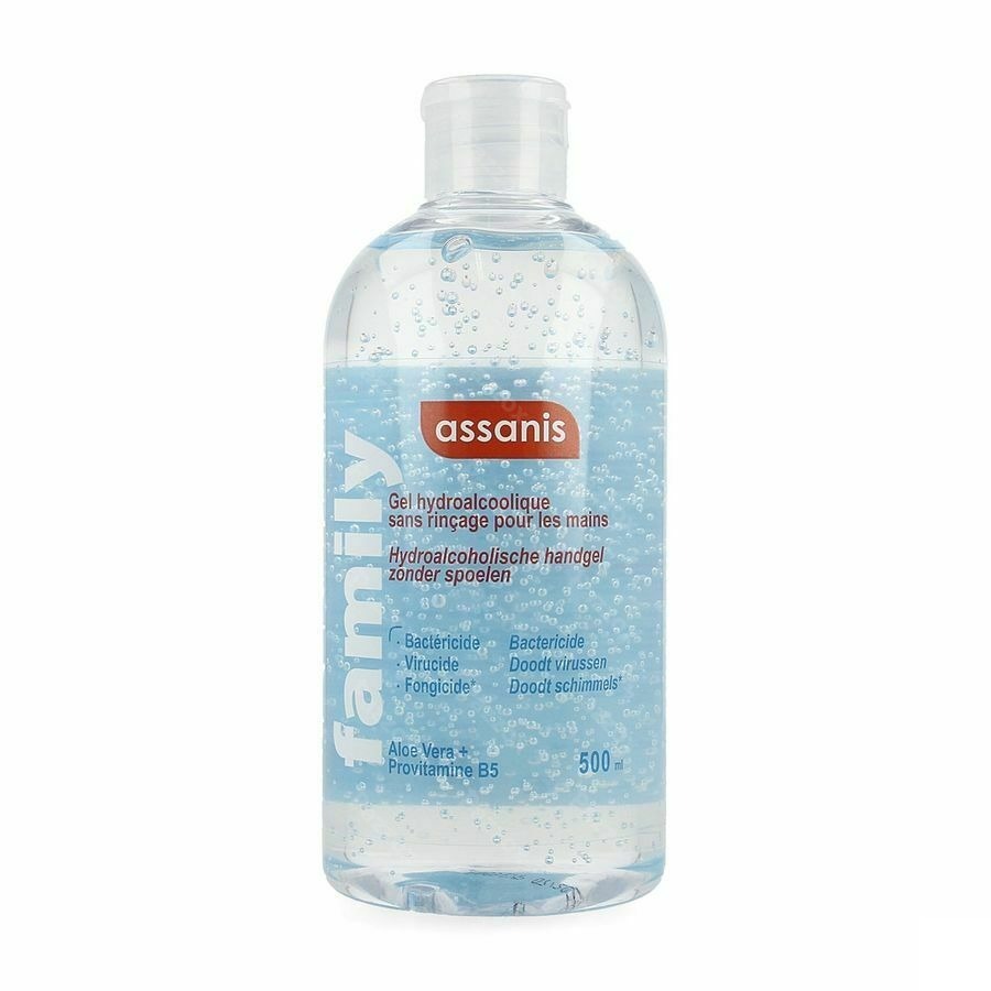 Assanis Hydro Alcoholische Gel Flip Top 500ml