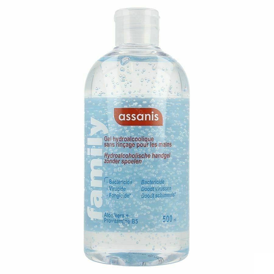 Assanis Hydro Alcoholische Gel Flip Top 500ml