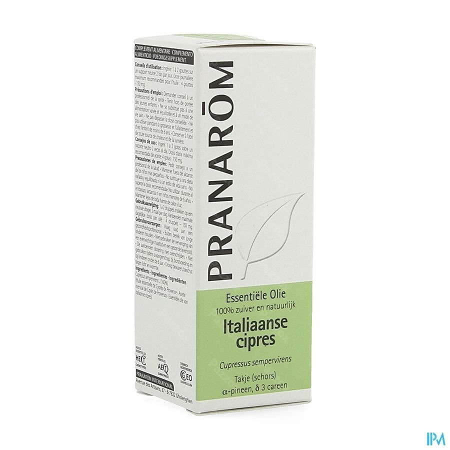 Pranarôm Essentiële Olie Italiaanse Cipres 10ml
