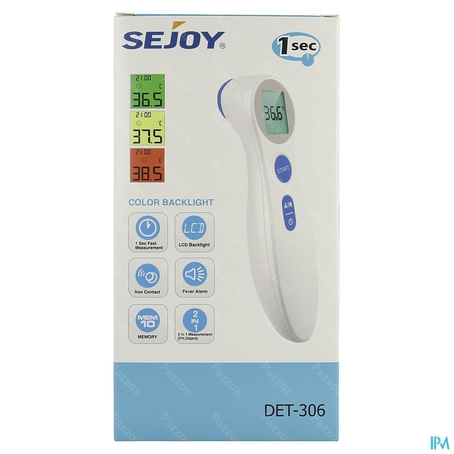 Sejoy Thermometre Infrarouge Sans Contact