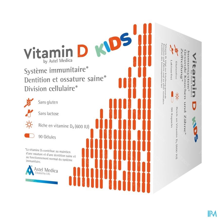 Astel Vitamin D Kids Caps 90