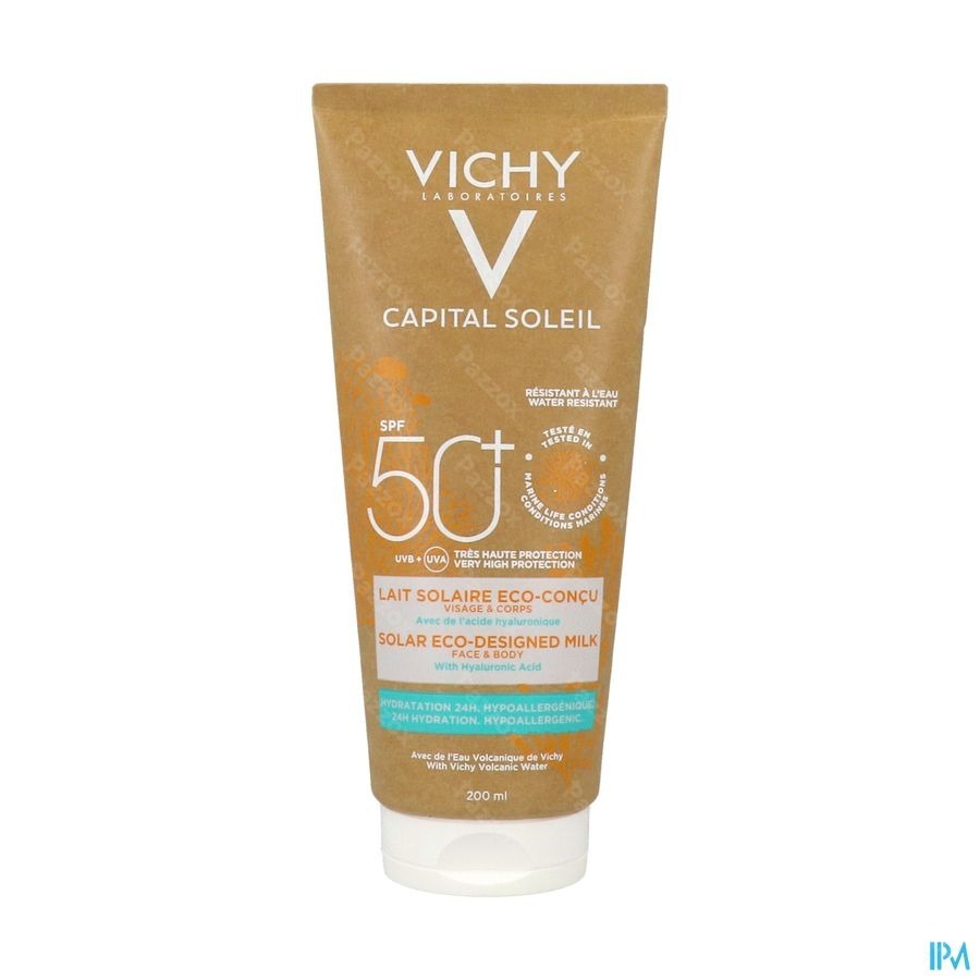 Vichy Capital Soleil Lait Solaire Le Visage Et Le Corps SPF50+ Eco 200ml
