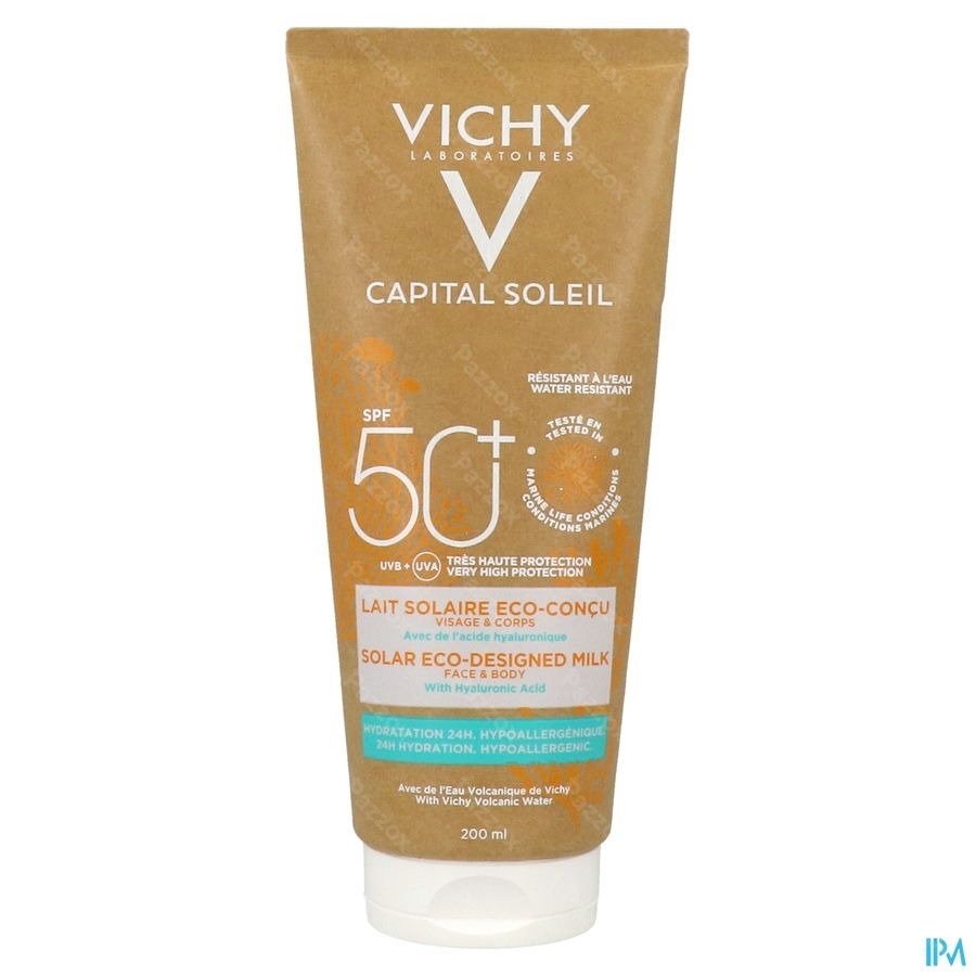 Vichy Capital Soleil Lait Solaire Le Visage Et Le Corps SPF50+ Eco 200ml