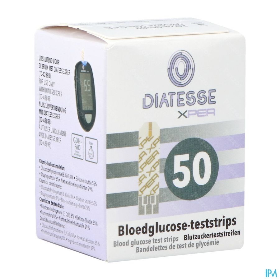 Diatesse Xper Bandelettes Reactive 50