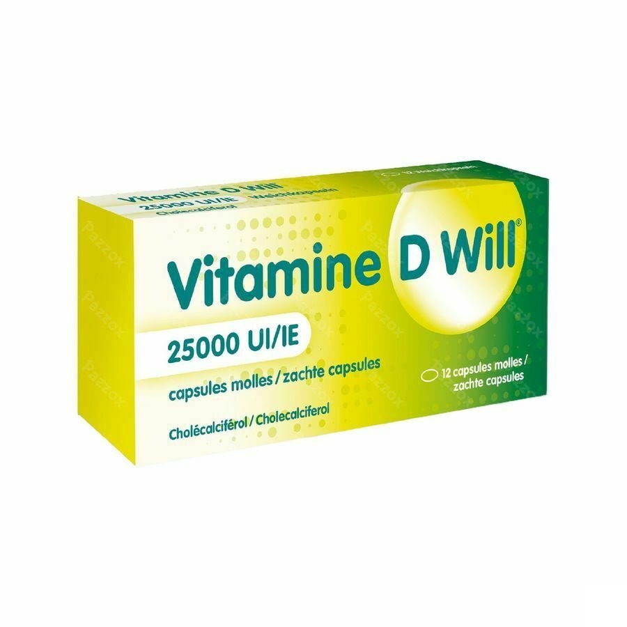 Vitamine D Will 25000ui Caps Molle 12