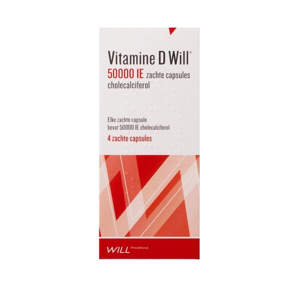 Vitamine D Will 50000ie Zachte Caps 4
