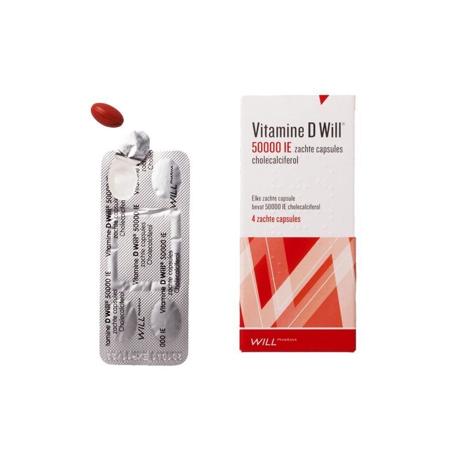Vitamine D Will 50000ie Zachte Caps 4