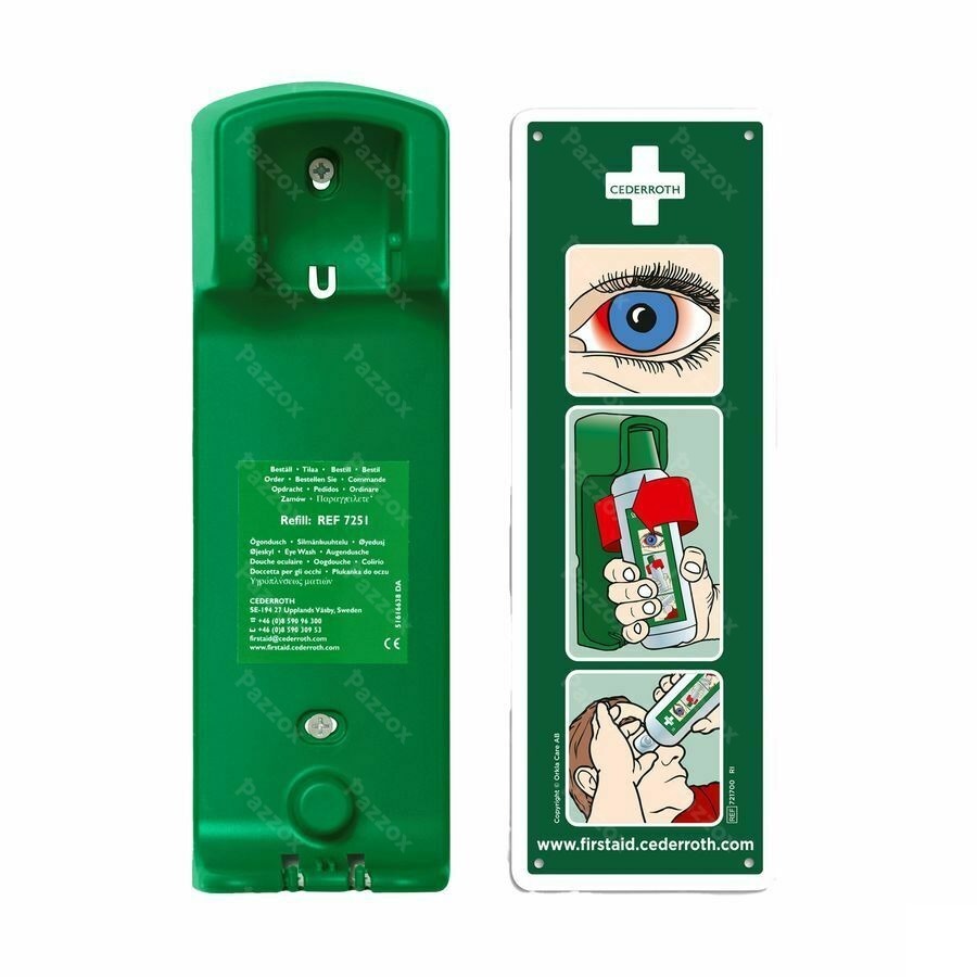 Cederroth Porte-flac 1 Douche Ocul.