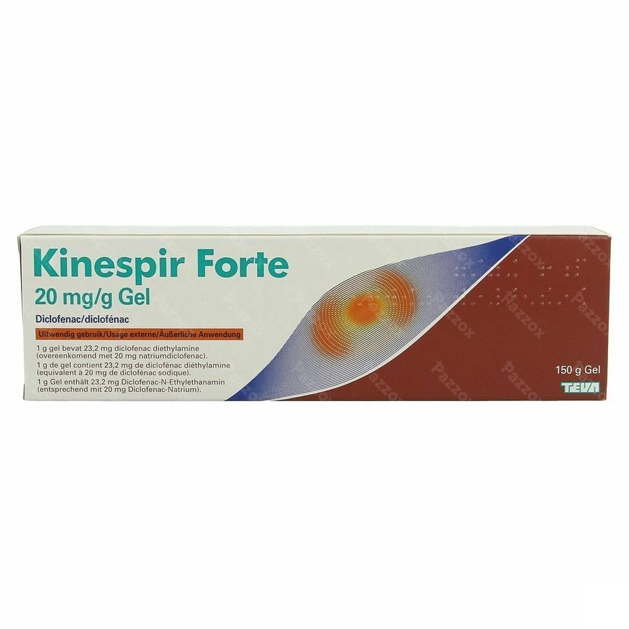 Kinespir Forte 20mg/g Gel 150g