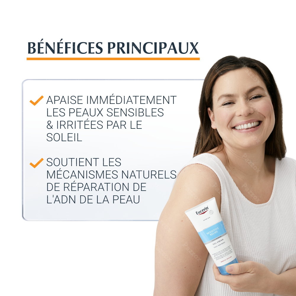 Eucerin Après Soleil Sensitive Relief Gel-Crème Visage et Corps 200ml