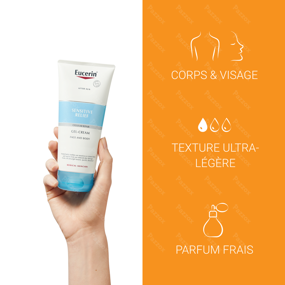 Eucerin Après Soleil Sensitive Relief Gel-Crème Visage et Corps 200ml