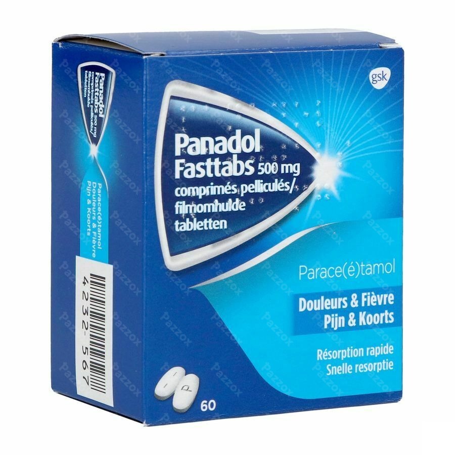 Panadol Fasttabs 500mg Tabl 60