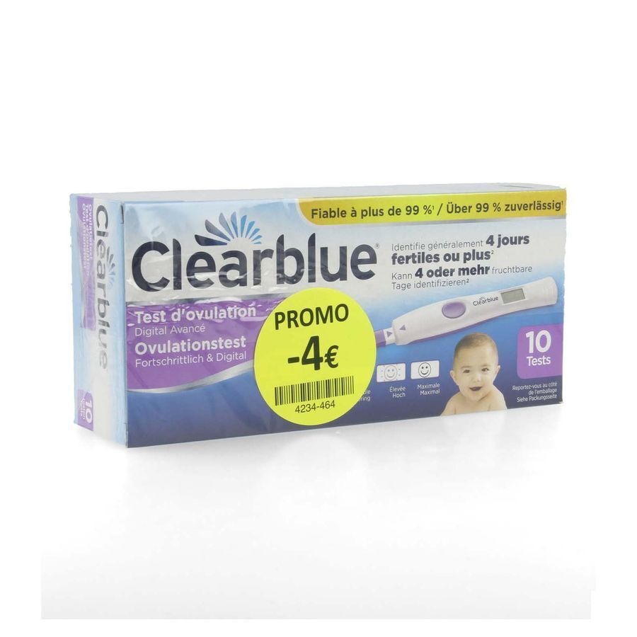 Clearblue Test Ovulation Advanced 10 Promo -4€