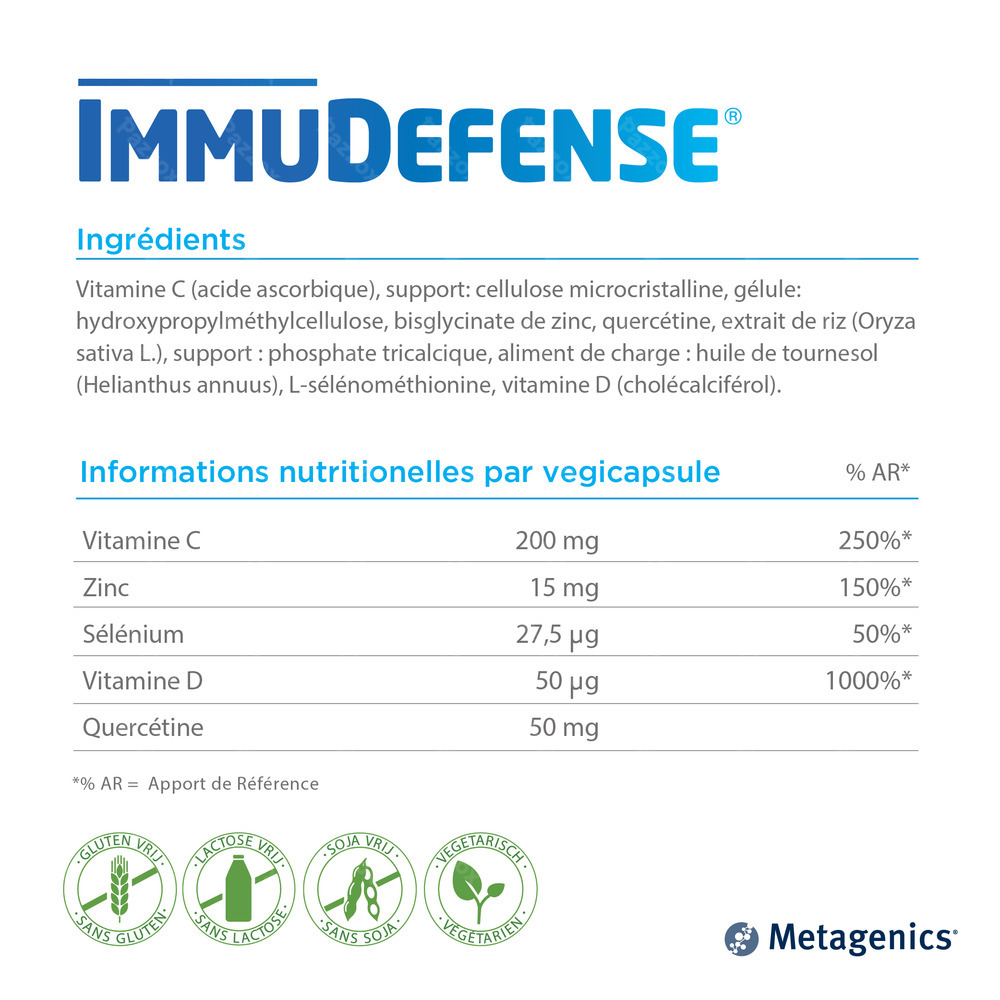 Metagenics ImmuDefense 30 gélules