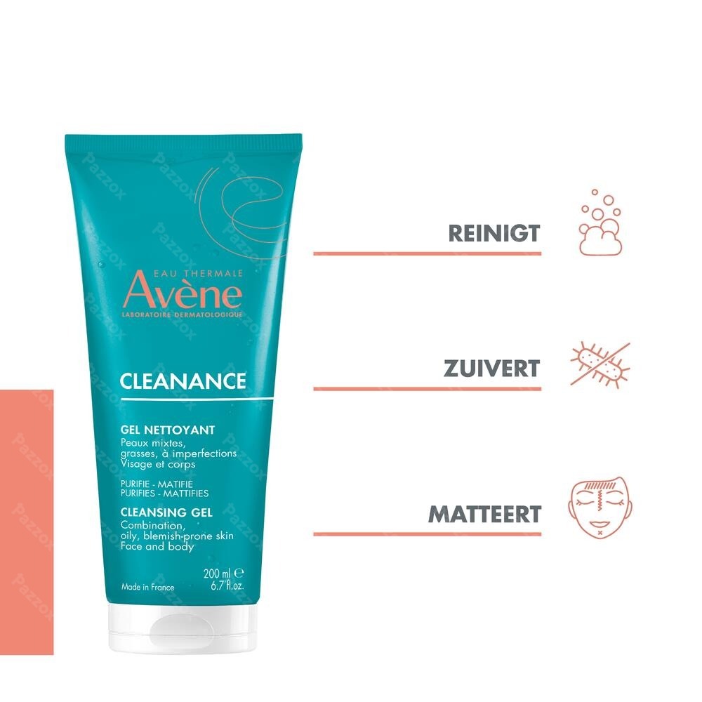 Avène Cleanance Zuiverende Reinigingsgel 200ml
