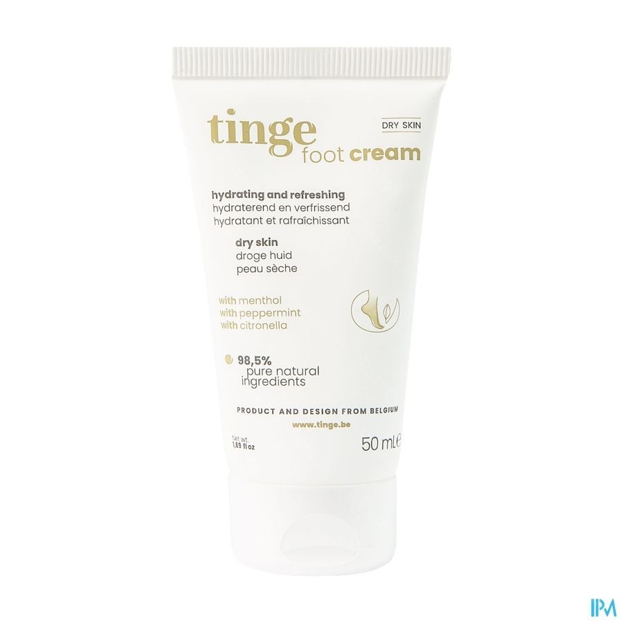 Tinge Creme Pieds Secs 50ml