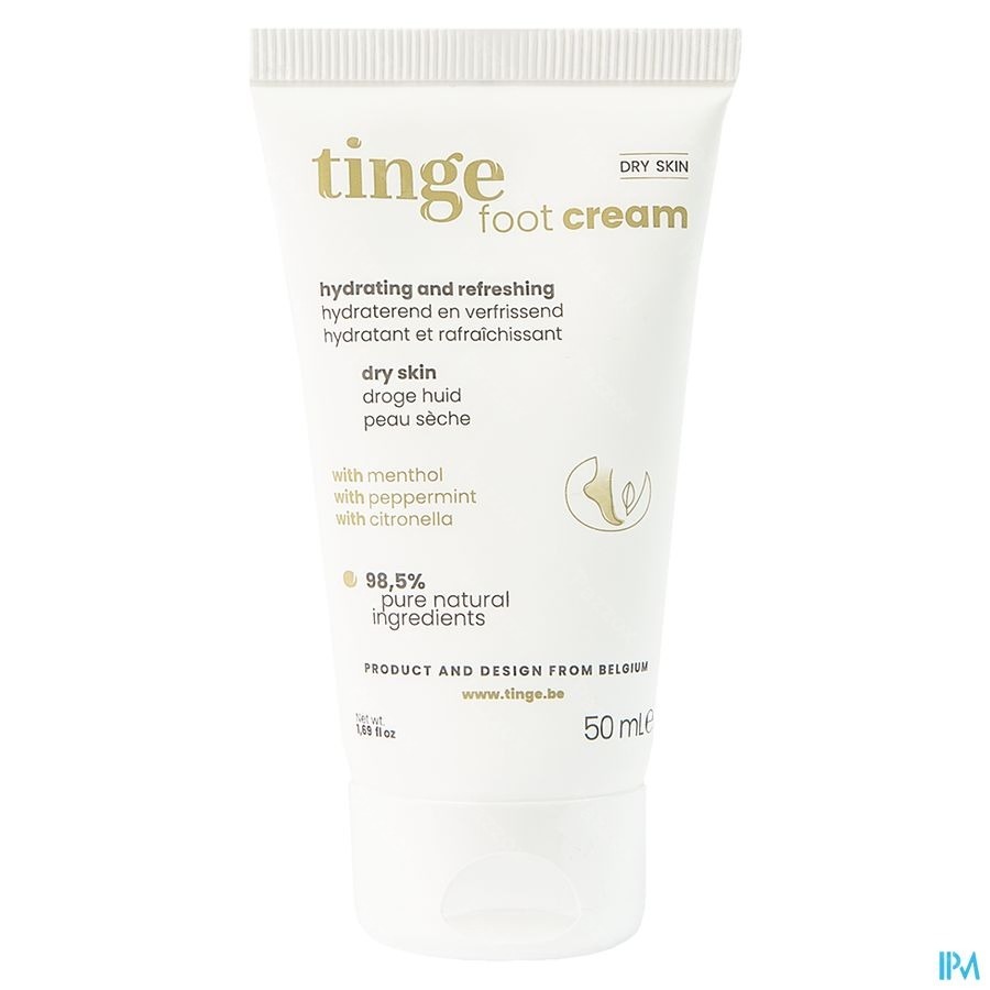 Tinge Creme Pieds Secs 50ml