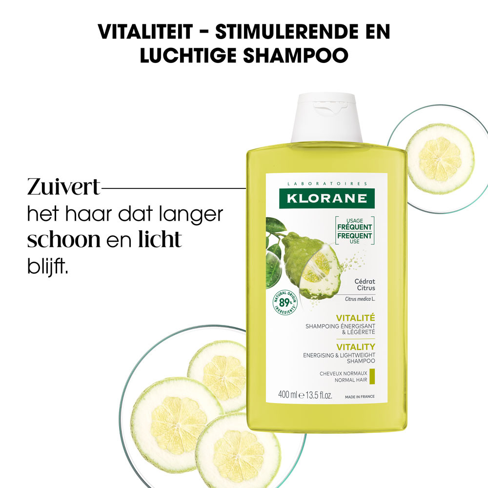 Klorane Shampoo Cederappel 400ml Nf