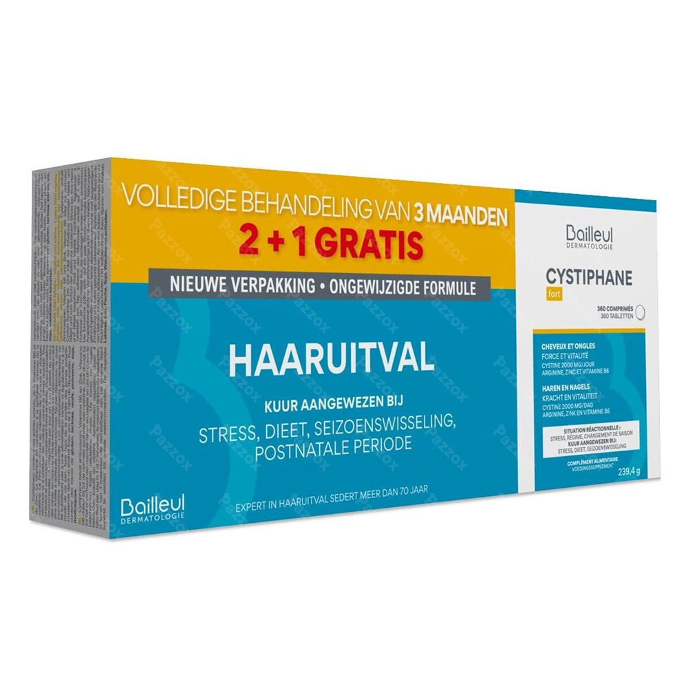 Cystiphane Forte Haren en Nagels 3x120 Tabletten Promo