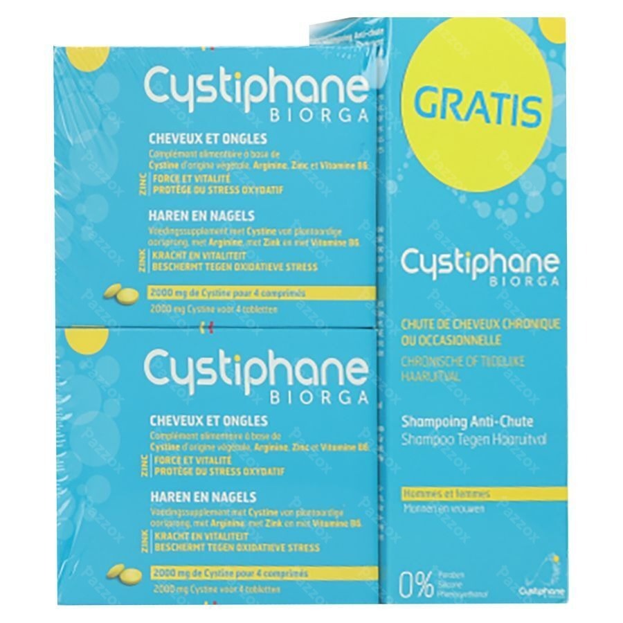Cystiphane Forte Cheveux et Ongles 3x120 Comprimés Promo