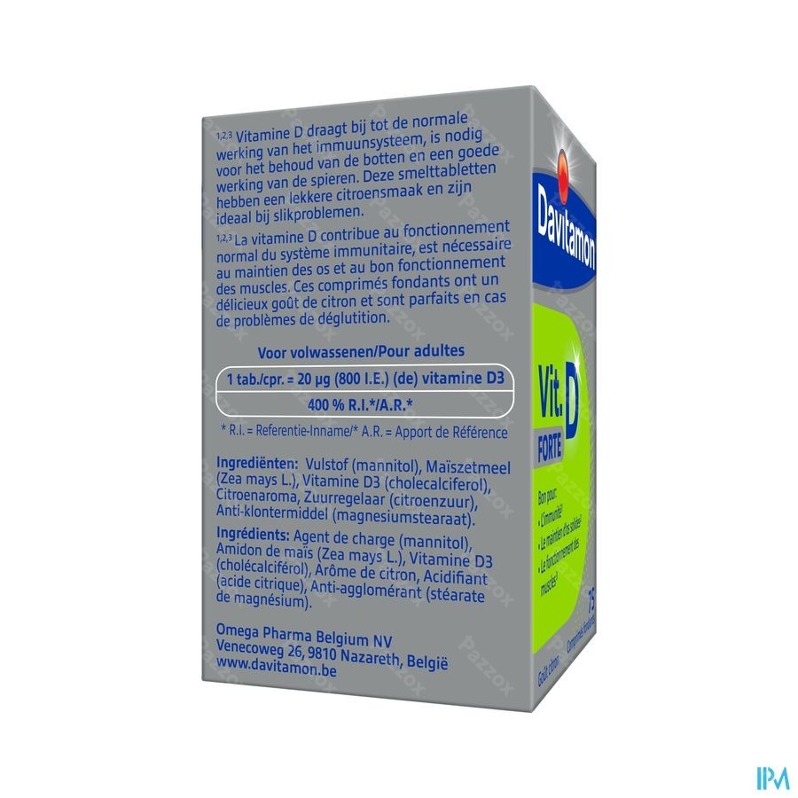 Davitamon Vitamine D Forte Comp 75