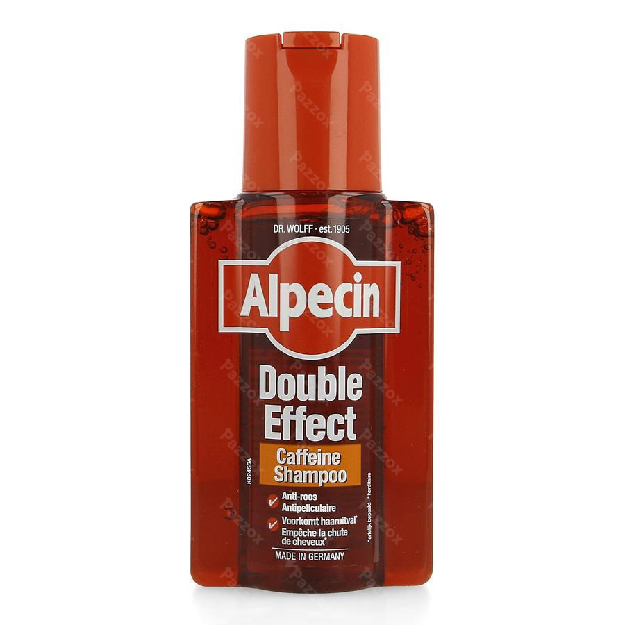 Dr. Wolff Alpecin Caffeine Shampoo Dubbele Werking Anti Roos en Haaruitval 250ml