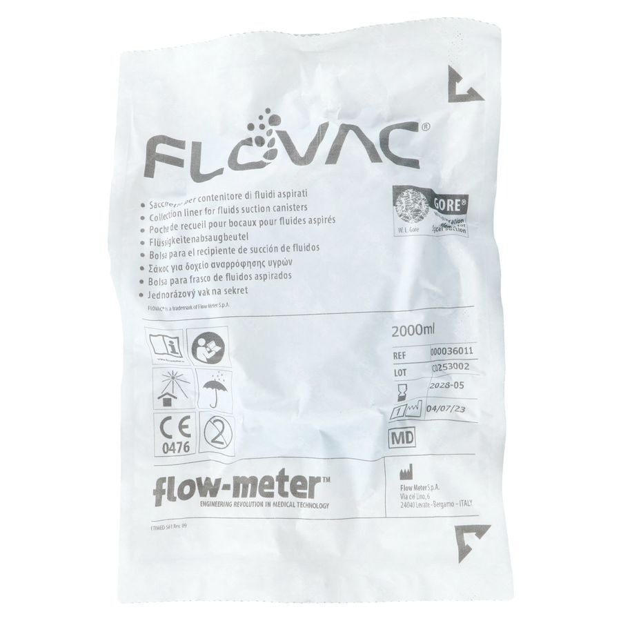 Sp20 Flovac Wegwerpzak Hydrophobic Filter 2l