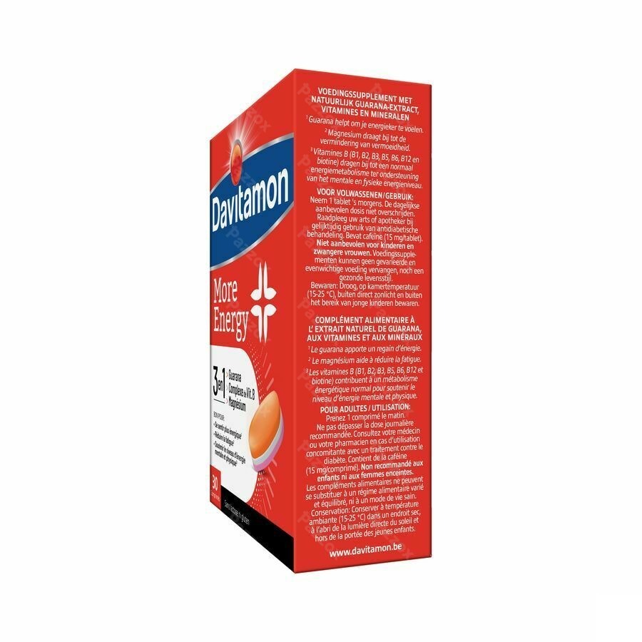 Davitamon More Energy 3-in-1 30 Comprimés