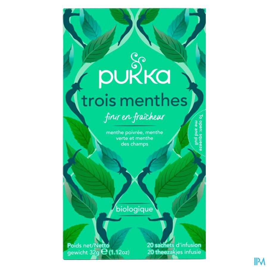 Pukka Herbs Three Mint 20 Sachets