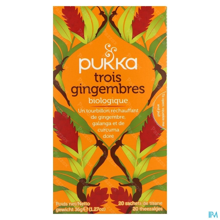 Pukka Herbs Three Ginger 20 Sachets