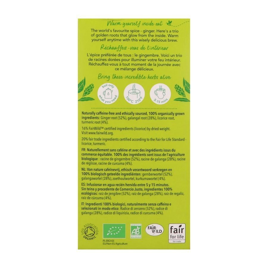 Pukka Herbs Three Ginger 20 Zakjes