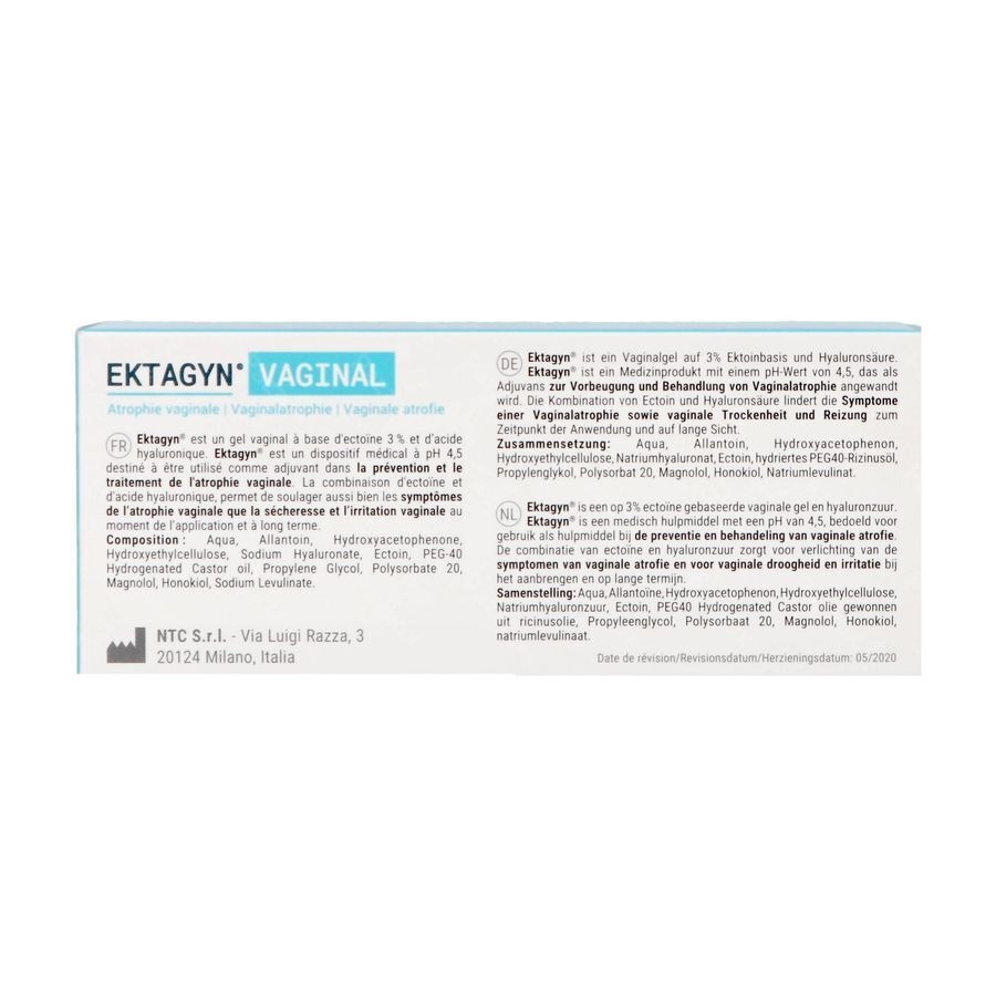 Ektagyn Tube 30ml + 7 Canules