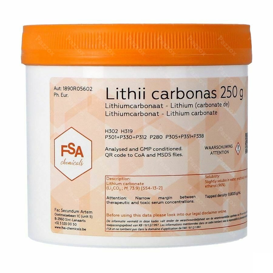 Lithium Carbonate 250g Magis