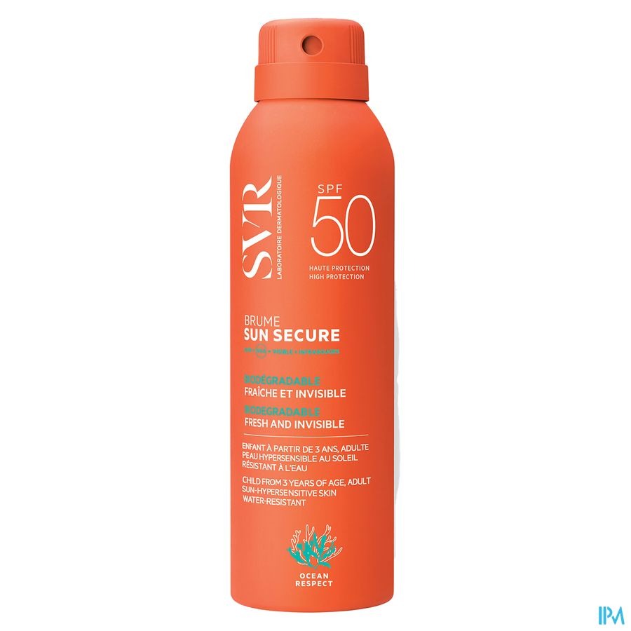 SVR Sun Secure Zonnemist SPF50+ 200ml