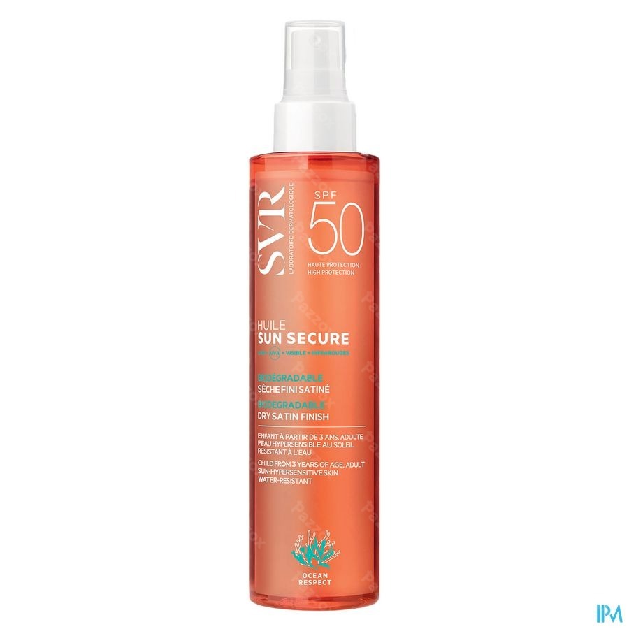 SVR Sun Secure Zonneolie SPF50+ 200ml