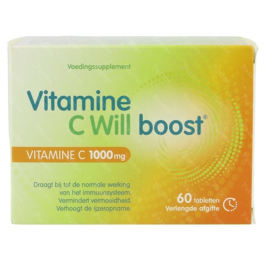 Vitamine C Will Boost 1000mg 60 Tabletten