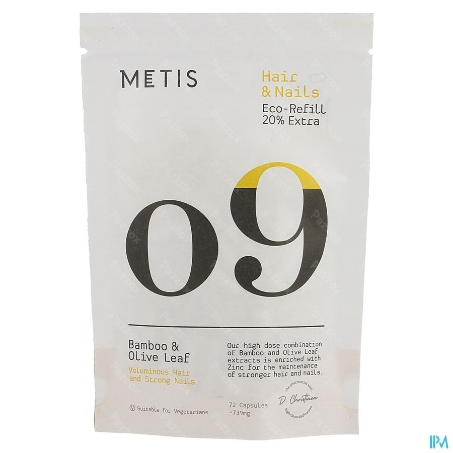 Metis Hair & Nails 09 Refill V-caps 72
