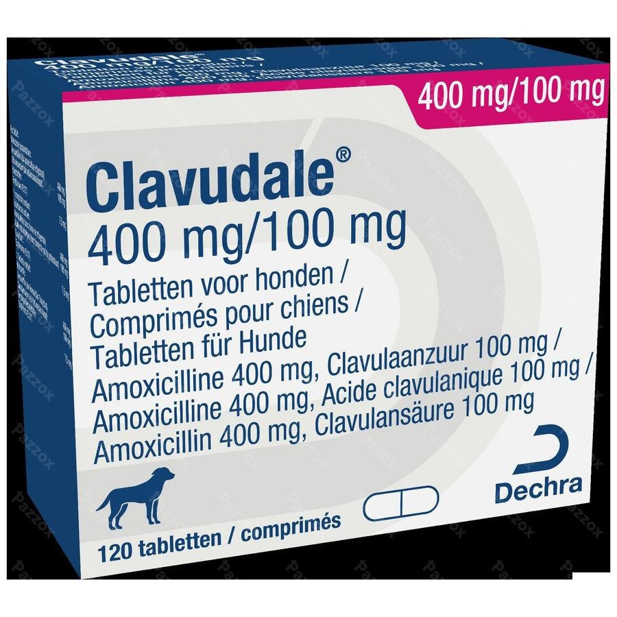 Clavudale 400mg/100mg Chien Blister Comp 120