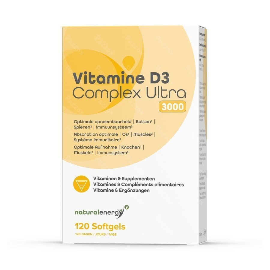Vitamine D Complex Ultra 3000ui 120 Natural Energy