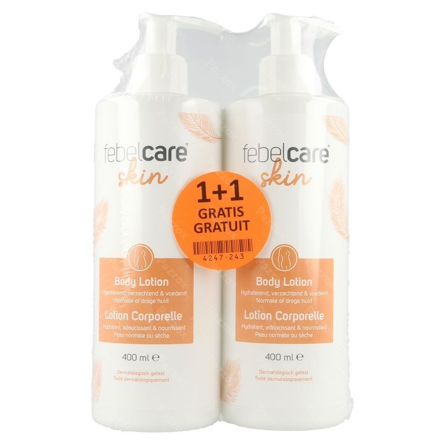 Febelcare Skin Body Lotion 400ml 1+1 Gratuit
