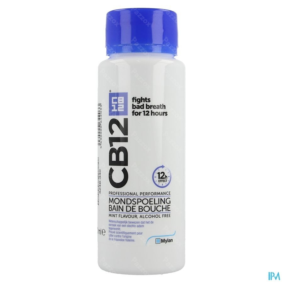 Cb12 Bain De Bouche Menthe Menthol Sans Alcool 250ml