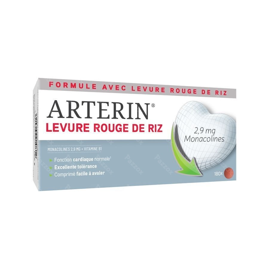 Arterin Levure Rouge Riz Comp 180