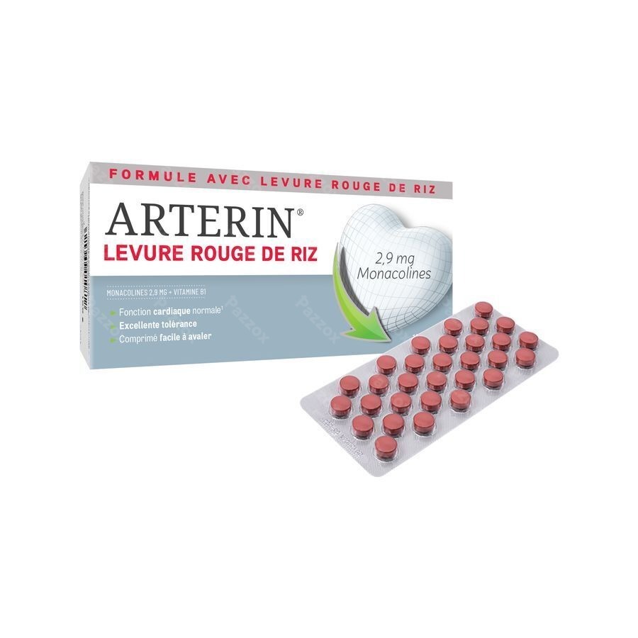 Arterin Levure Rouge Riz Comp 180