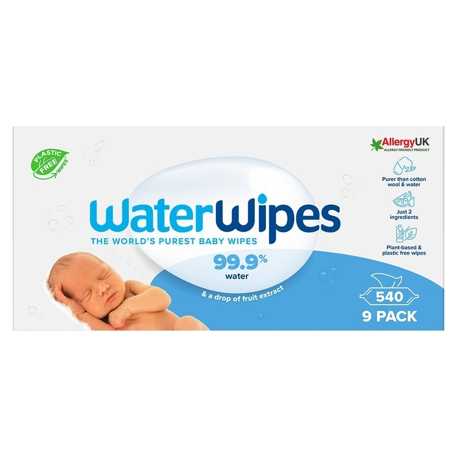 Waterwipes Lingettes Biodegradable 540