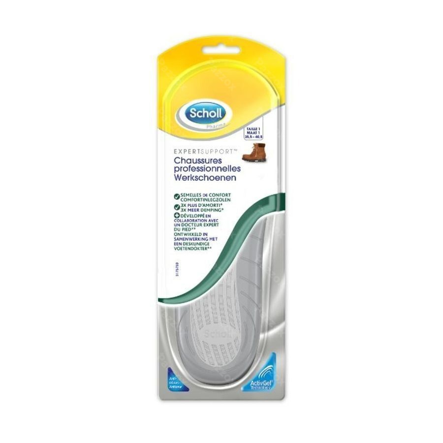 Scholl Inlegzolen Werkschoenen Maat 35,5 – 40,5 