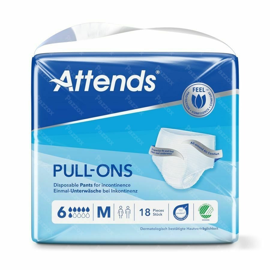 Attends Pull-on 6M, 18 Pièces