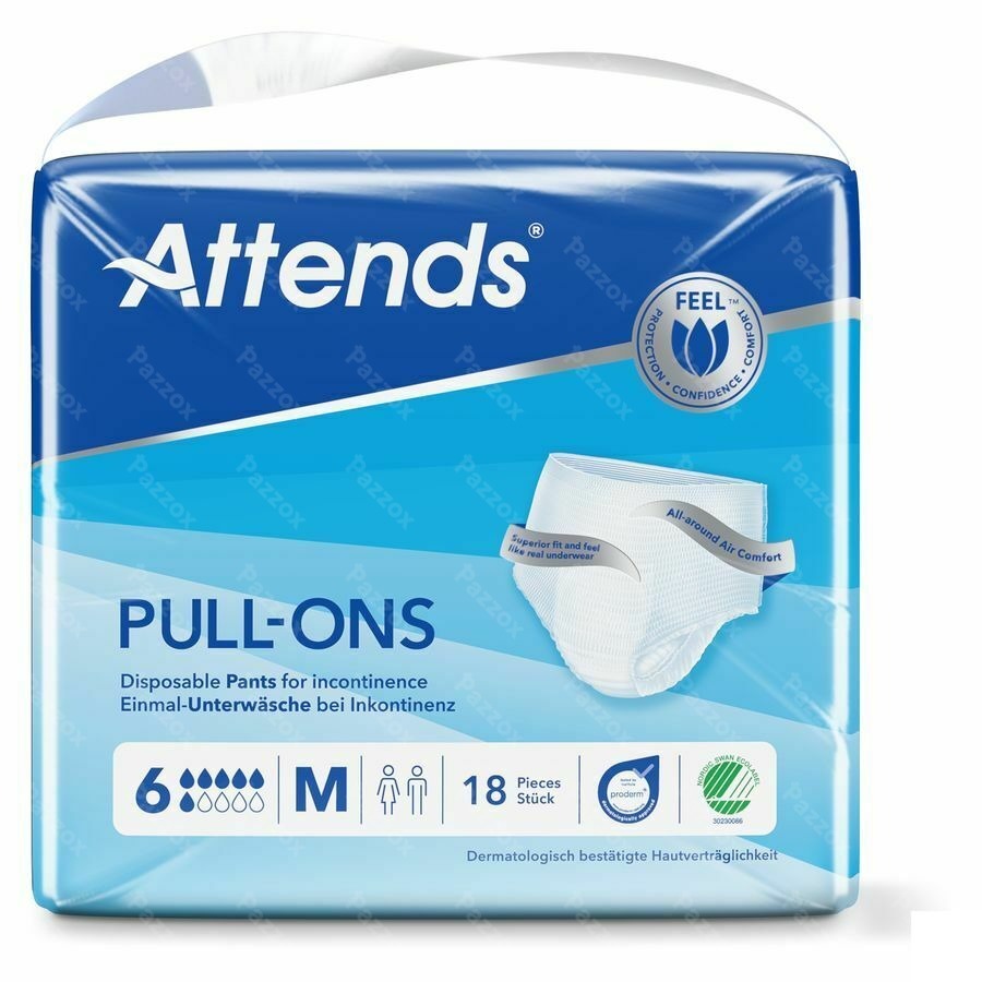 Attends Pull-on 6M, 18 Pièces