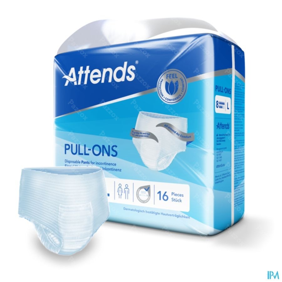 Attends Pull-on 8L, 16 Stuks